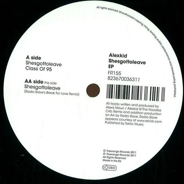 Alexkid - Shesgottoleave EP