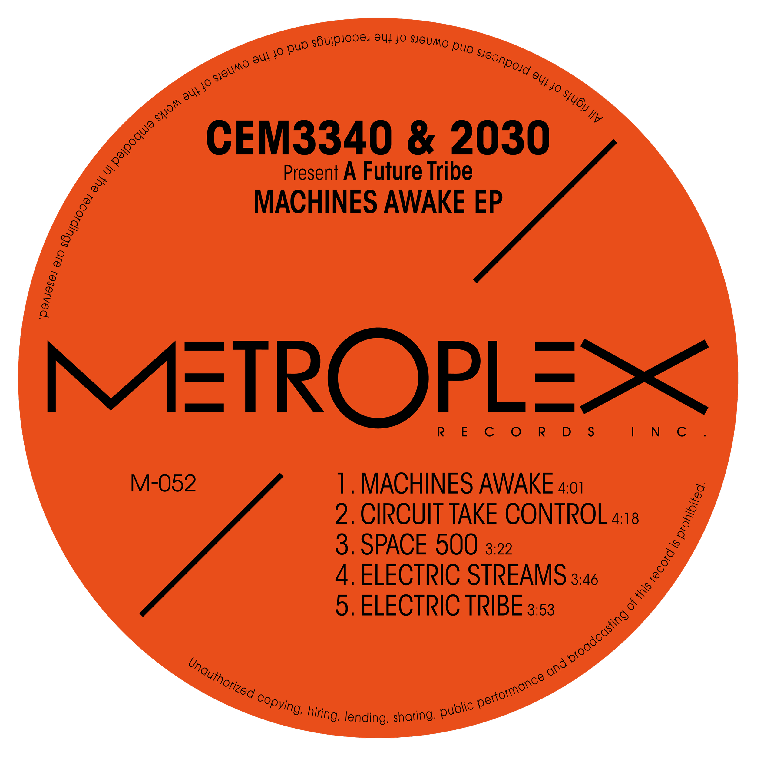 CEM3340 & 2030 present A Future Tribe - Machines Awake