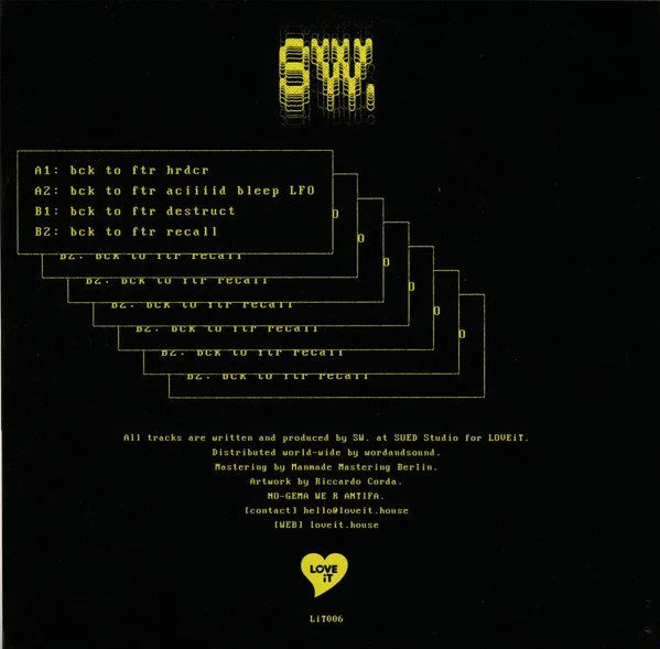 SW.	- BCK TO FTR